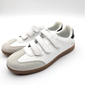 Rachel Roy Velma Triple Strap Low Top Sneakers Women's White Size US11 EU41.5